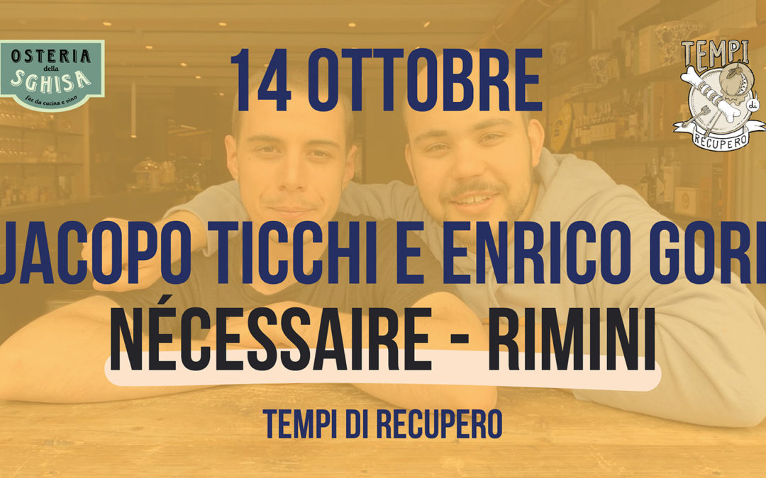 Tempi di Recupero – Nécessaire